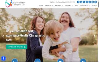 Happy Family Chiropractic of Chico website