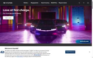 Hyundai of Mountain View Showroom website