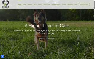 Chico Animal Hospital website
