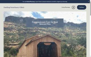 Darling Veterinary Clinic website
