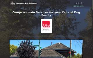 Alameda Pet Hospital website