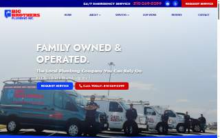 Big Brothers Plumbing Inc website