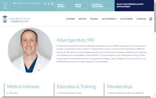 Dr. Adam Sperduto of Charleston website