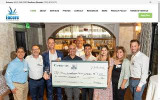 Encore Landscape Management website