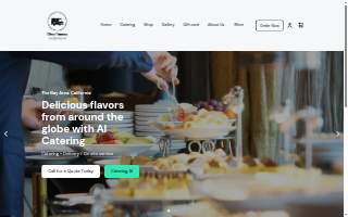 Cloud Yummy Catering website