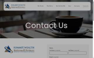 Summit Wealth & Retirement Partners website