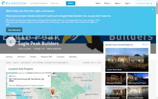 Eagle Peak Builders website