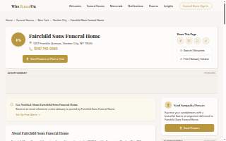 Fairchild Financial Advisors website