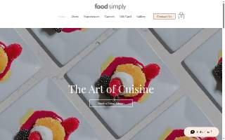 Food Simply website