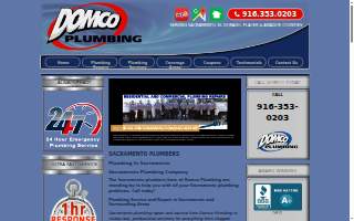 Domco Plumbing website