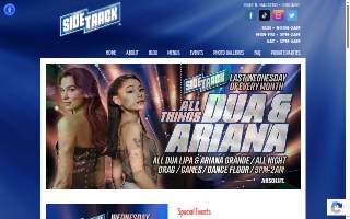 SideTrack Bar + Grill website