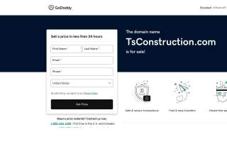 TS Construction website