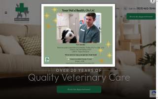 Amador Valley Veterinary Center website