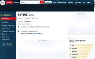 Savior Plumbing website
