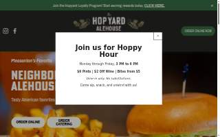 Hopyard Auto Repair website