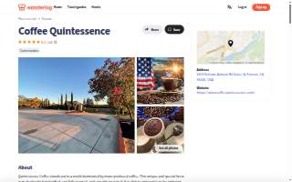 Coffee Quintessence website