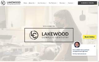 Lakewood Complete Dentistry website