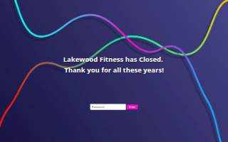 Lakewood Fitness website