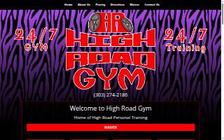 High Road Gym website