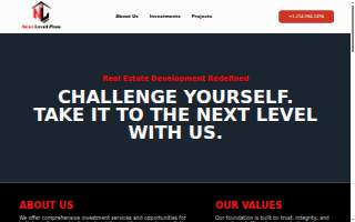 Next Level Pros website