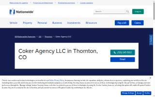 Coker Agency LLC website
