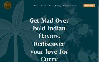 Mad Over Curry website