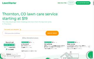 LawnStarter of Thornton website
