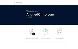 Aligned Chiropractic and Performance Center website