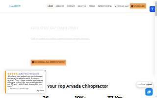 Arbor View Chiropractic website