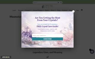 Moonstone Hair Co website