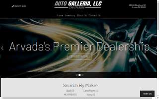 Auto Galleria LLC - Used Car Dealer website