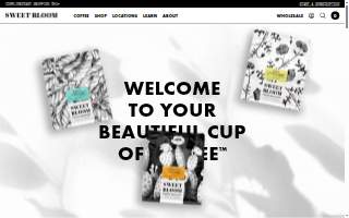Sweet Bloom Coffee website