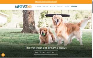 PetVet365 Pet Hospital Denver/Westminster website