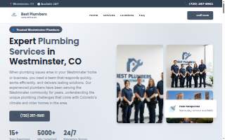 Best Plumbers Westminster website