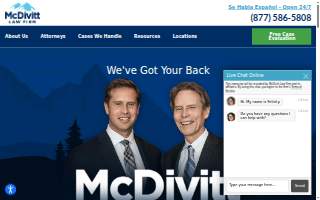 McDivitt Law Firm of Pueblo website
