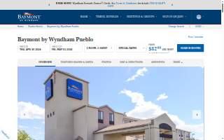 Baymont by Wyndham Pueblo website
