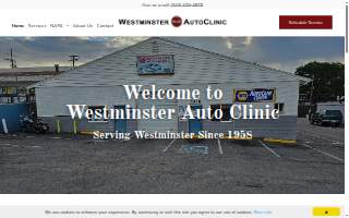 Westminster Auto Clinic website