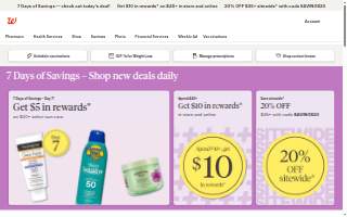 Walgreens of Saco website