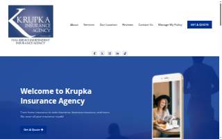 Krupka Insurance Agency Inc website