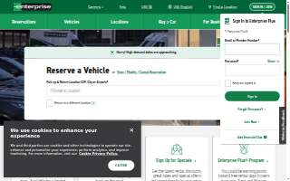 Enterprise Truck Rental of Centennial website