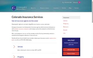 Gronquist Insurance website