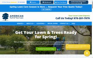 American Turf & Tree Care website