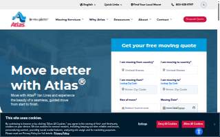 Golden Van Lines, Inc. - Atlas Van Lines website