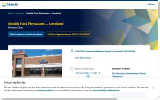 TriHealth Health First Physicians - Loveland website