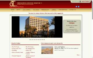 TLG Transport website