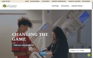 Lowcountry Orthopaedics & Sports Medicine of Summerville website