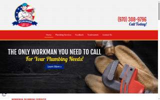 Workman Plumbing Services website
