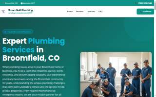 Broomfield Plumbing Co. website
