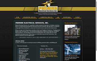 Premier Electrical website