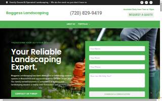 Boggess Landscaping website